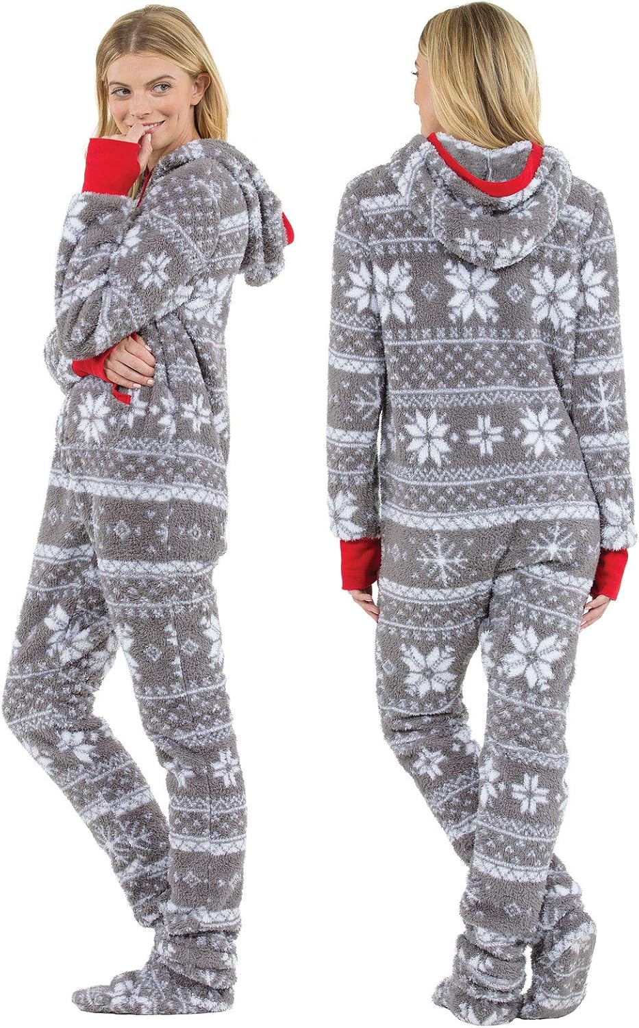 hoodie footie pyjamas