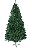 6ft Natual Artificial Chrismas Tree Made of FISRT CLASS PVC MATERIAL With Full Tips(1000) Solid Strong Metal Leg