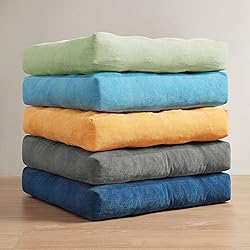 Meditation Floor Pillow Set of 2, Square Large
