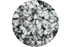 GAF TREASURES Small Rough Natural Stones, 0.5-1.25" Raw Crystals, Natural Rough Stones (Rainbow Moonstone, 1 Pound)