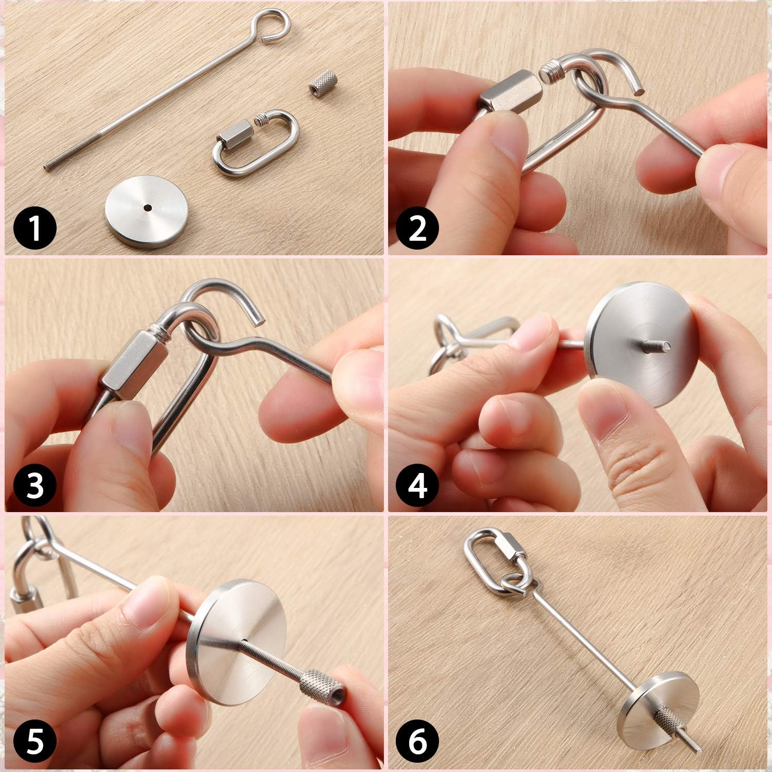 3 Pieces Bird Food Holder Stainless Steel Parrot Hanging Vegetable Fruit Feeder Bird Treat Skewer Include 2 Pieces Small and Large Fruit Fork and a Food Basket - Image 5