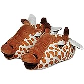 Onmygogo Fuzzy Winter Animal Slippers for Men and Women