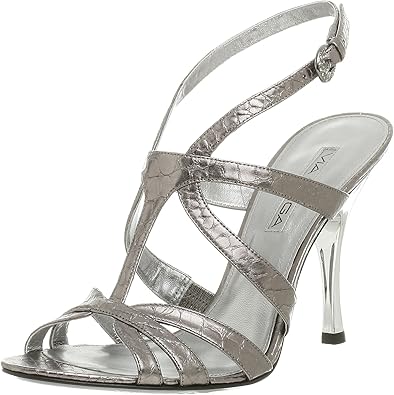 via spiga silver sandals