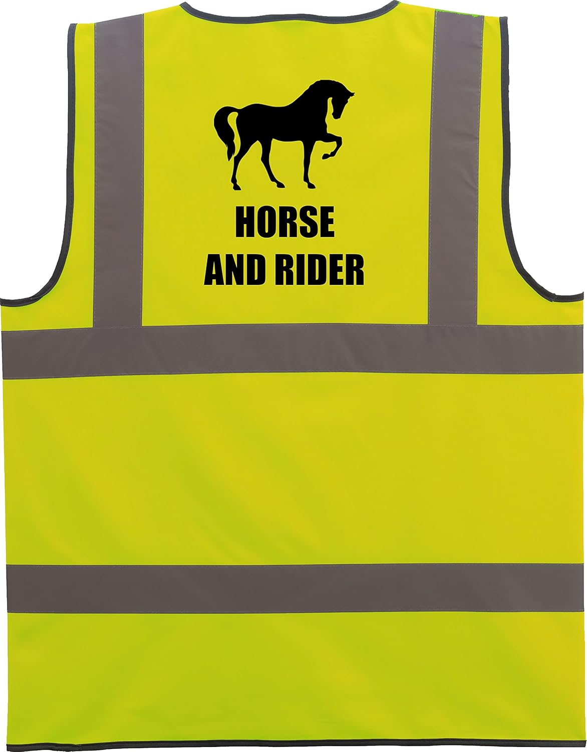 Equestrian Horse And Rider Hi Vis Vest Reflective Safety High Viz