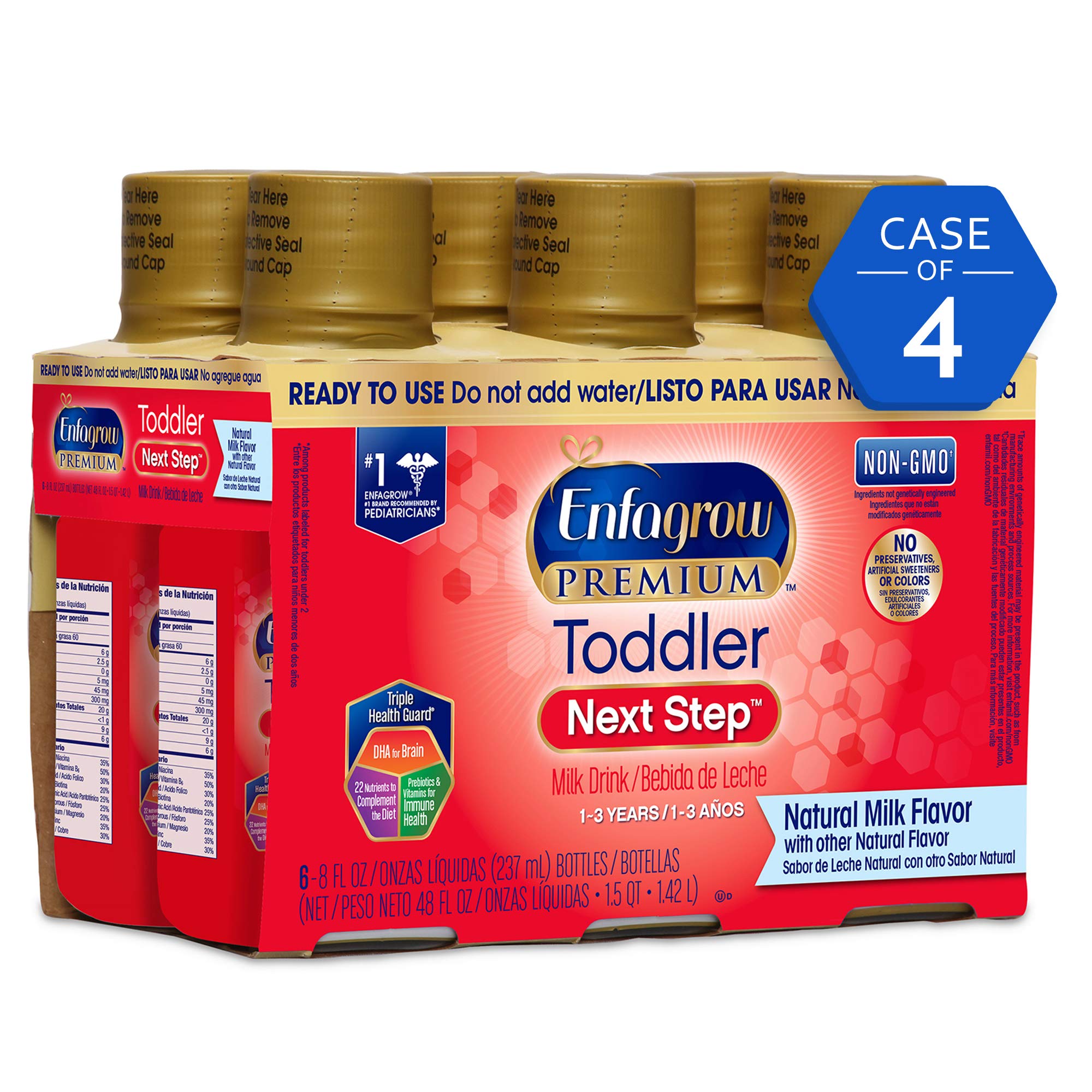 Enfagrow PREMIUM Toddler Next Step, Natural Milk Flavor Ready to Use