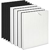 4 Pack Upgraded Air 108 Filter Replacement, Compatible with Oreck AirInstinct 75, 100, 108, 150, 200 Air Purifiers, Includes 4 Filters and 8 Carbon Fiber Pre-Filters