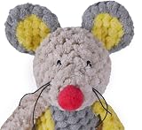 Rosewood Molly Mouse Dog Toy - Soft Squeaky Plush for Small Dogs Puppies view 4