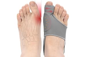DR JK- Bunion Corrector for Women and Men, 2 pcs, Grey, Big Toe Straightener for Bunions Relief, Bunion Splint for Hallux Valgus