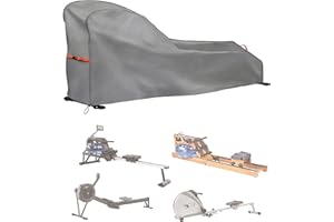 Aaaspark Rowing Machine Cover, Fitness Equipment Covers Protective Cover Dustproof Waterproof Cover Protective Cover and Resistant Oxford Fabric Sports Rowing Machine Protective Cover