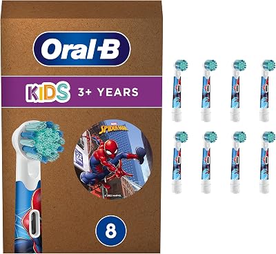 Testine di Ricambio Kids 3+, Bianche, 8 Ricambi