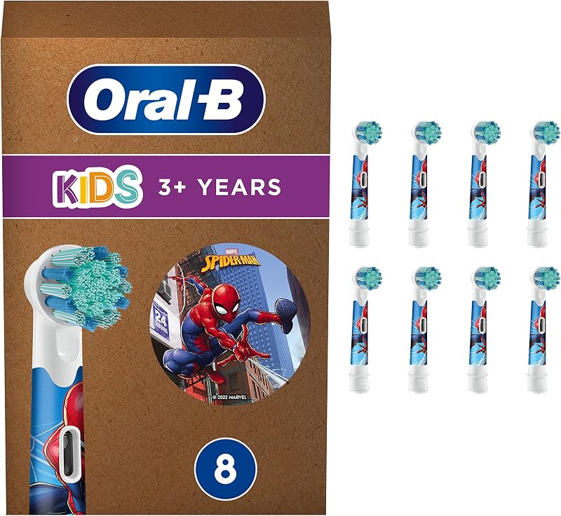 Testine di Ricambio Kids 3+, Bianche, 8 Ricambi
