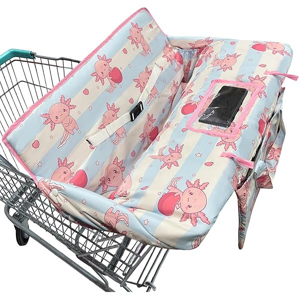 Unicorn Go By Goldbug Reversible Shopping Cart Cover High Chair