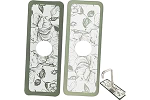 CAPIANT 2 PACK Kitchen Sink Splash Guard Faucet Mat Fantasy Style Faucet Draining Mat Diatom Mud Sink Faucet Absorbent Mat Faucet Handle Drip Catcher Tray Sink Gadgets for Kitchen, Bathroom, Farmhouse