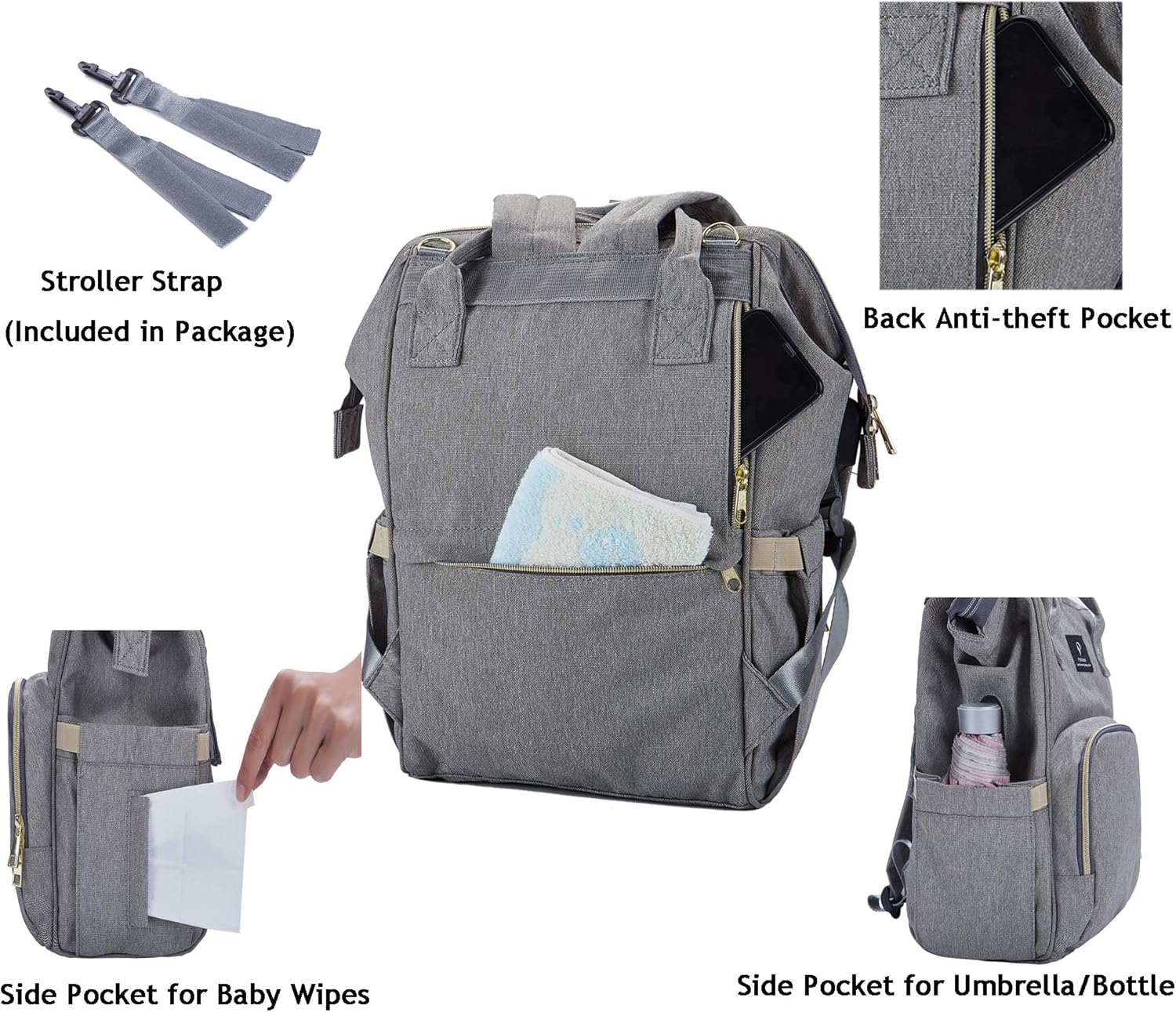 pofunuo changing bag