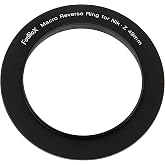 Fotodiox Macro Reverse Ring Compatible with 49mm Filter Thread to Nikon Z-Mount Cameras - for Reverse Mounting Lenses