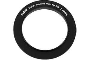 Fotodiox Macro Reverse Ring Compatible with 49mm Filter Thread to Nikon Z-Mount Cameras - for Reverse Mounting Lenses