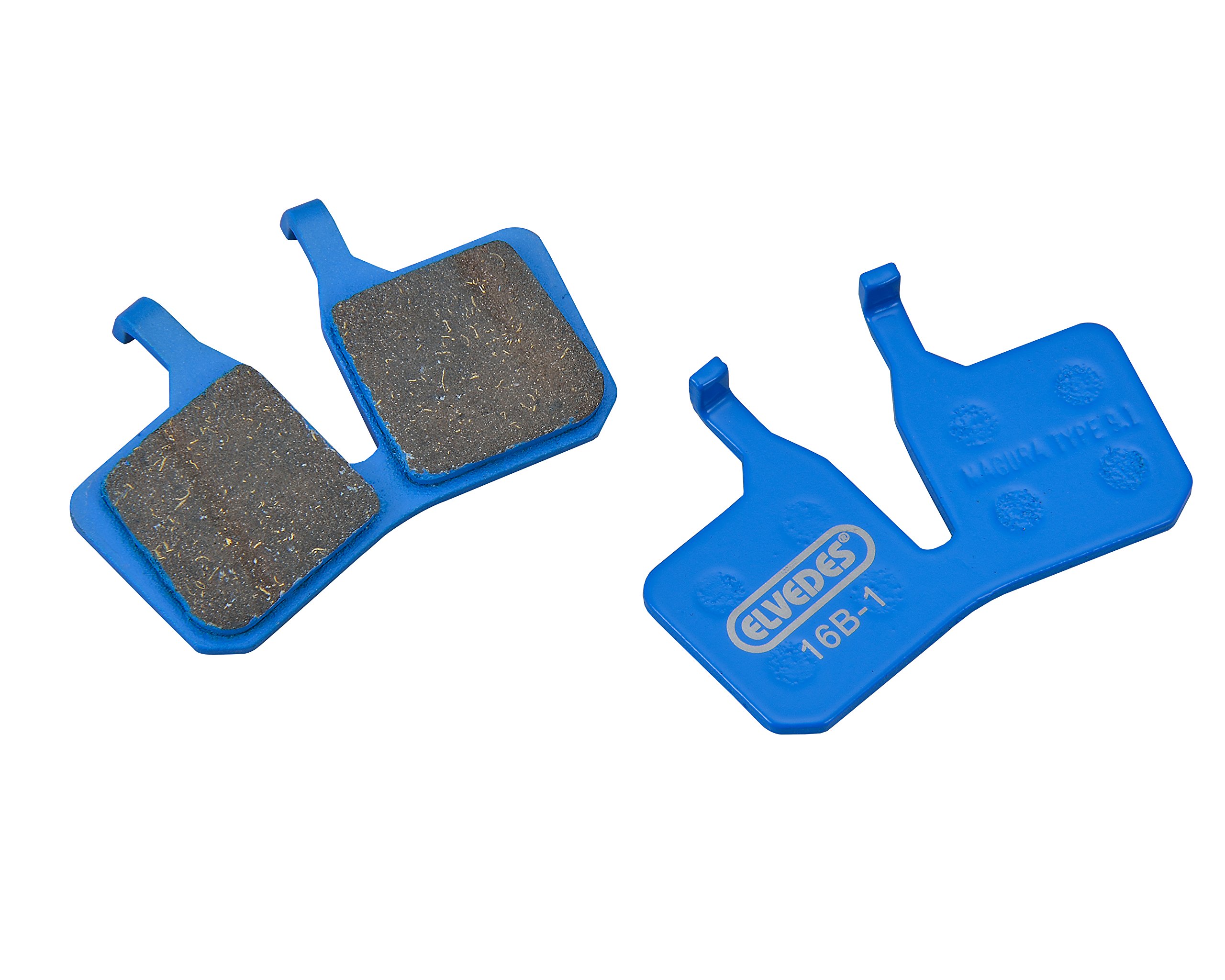 Elvedes Magura MT5/7 Unisex Adult MTB/E-Bike/Mountain Bike/Road Brake Pads, Blue, Standard