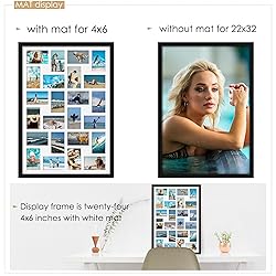 DUENPY 22x32 Collage Picture Frame 4x6 Picture