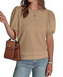 WIHOLL Womens Tops Dressy Casual Spring Summer