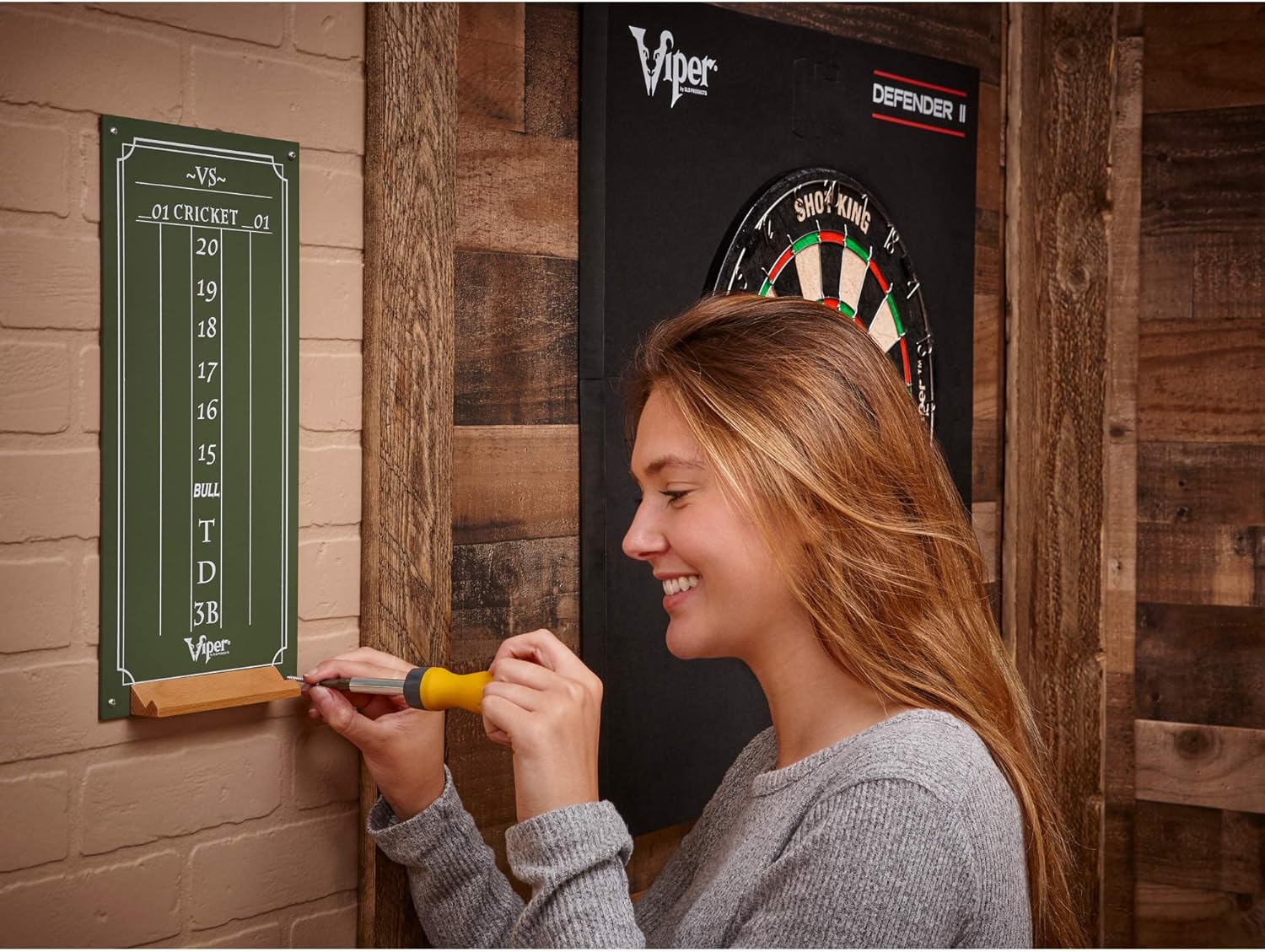 Viper Chalk Scoreboard: Cricket and 01 Dart Games, Green, 15.5" H x 8" W : Dart Equipment : Sports & Outdoors