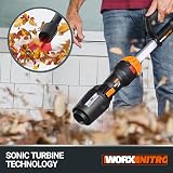 WORX Nitro 18V/20V Max Cordless Leaf Blower Brushless 2.0 WG543E.9 Bare Tool view 5