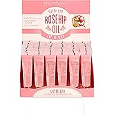 Ruby Kisses Broadway Vita-Lip Clear Lip Gloss (Rosehip Oil 48 Pack), Ultra-Hydrating & Soothing Formula with Vitamin Oils, High-Shine Non-Sticky Finish, Healing Glossy Lip Balm With Vitamin A