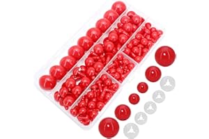 200Pcs Safety Eyes and Secure Washers for Amigurumi Crochet - Thalinfayi 10/15/24mm Red Plastic Safety Eyes Crochet Craft Eyes for Amigurumi, Crafts, Crochet Doll DIY Making Supplies