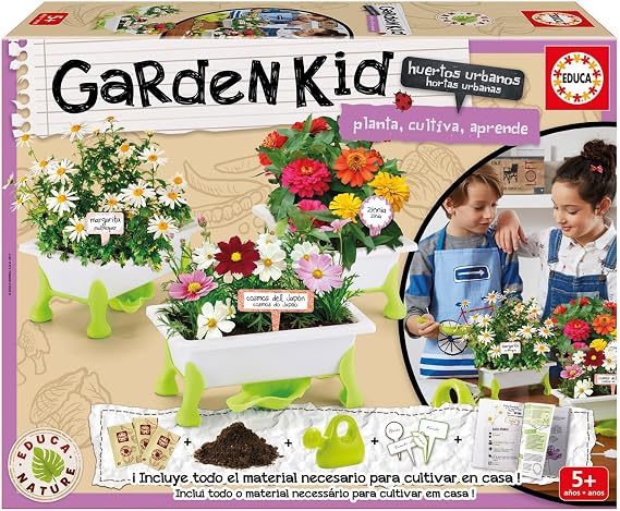 Educa Borrás- Garden Kid, 2 Puzzles (17313): Amazon.es: Juguetes y ...