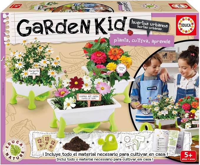 Educa Borrás- Garden Kid, 2 Puzzles (17313): Amazon.es: Juguetes y ...