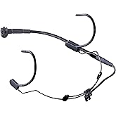 AKG C520 Professional Head-Worn Condenser Microphone with Standard XLR Connector, Matte Black