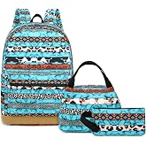 School Backpack for Teen Girls Water Resistant Laptop Backpack with Lunch Box Pencil Case, Casual Daypacks for Girls Women College Bookbag Travel Backpack