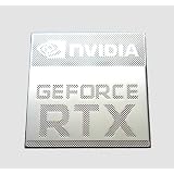 VATH Made Metal Sticker Compatible with NVIDIA Geforce RTX 18 x 18mm / 11/16'' x 11/16'' [1043]