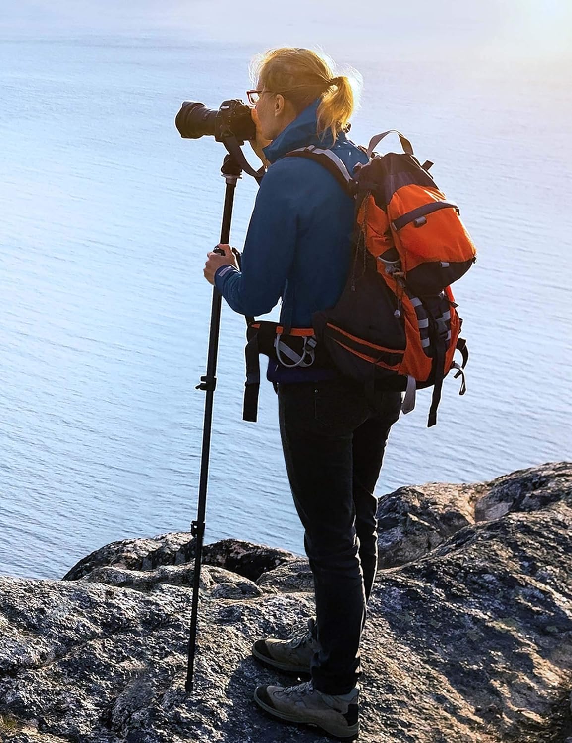 ESDDI Camera Tripod, DSLR Tripod with 360° Ball Head, 64" Aluminum Tripod with Monopod 1/4" Quick Release Plate and Phone Holder for Vlog, Travel and Work : Camera & Photo