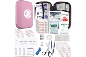 YIDERBO Car First Aid Kit Home Emergency Camping Essentials - 278PCS First Aid Kits Supplies Survival Gear for Travel Lightweight Small Travel Size Emergency Packet