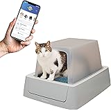 PetSafe ScoopFree Smart Self-Cleaning Cat Litter Box - WiFi & App Enabled - Hands-Free Cleanup With Disposable Crystal Trays 