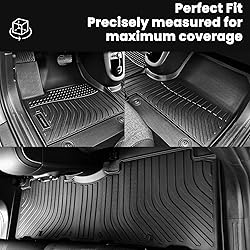 Auxko All Weather Floor Mats Cargo Mat Back Seat