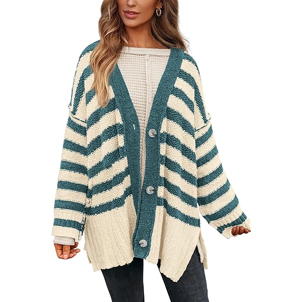 TYATVS Mohair Sweater Fuzzy Cardigans for Women Button Up