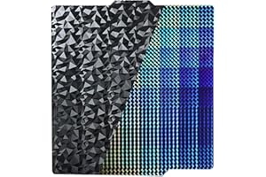 IdeaFormer-3D Double Sided H1H PEO Build Plate for Bambu Lab X1 X1C X1E P1P P1S A1, Smooth Phantom H1H+Diamond PEO Spring Ste