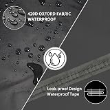 Funshot 250x200x90 cm Outdoor Furniture Cover 420D Oxford Waterproof UV view 4