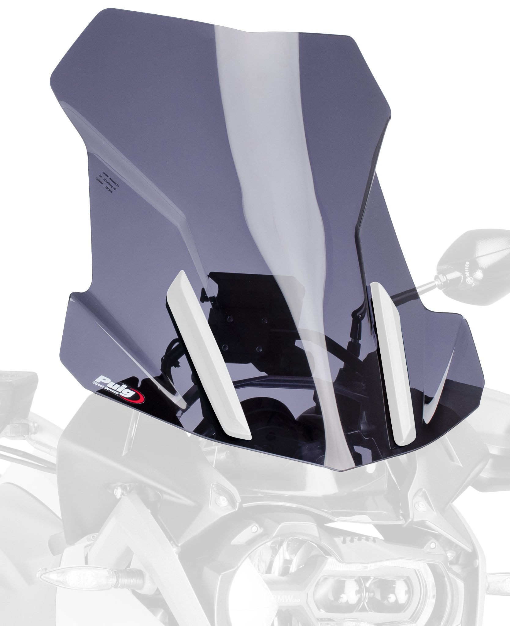 Puig 6486F Touring Windscreen, Dark Smoke, Medium