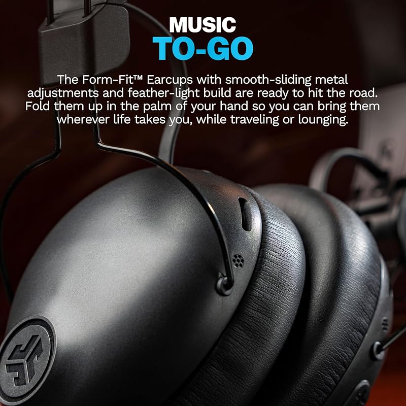 Studio Pro+ Bluetooth Kopfhörer Over-Ear - Kabellos 65+ Std., Schwarz