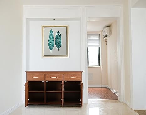 Hometown Albert Engineered Wood Three Door Multipurpose Cabinet In