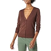 Amazon Essentials Women's Lightweight V-Neck Cardigan Sweater (Available in Plus Size)
