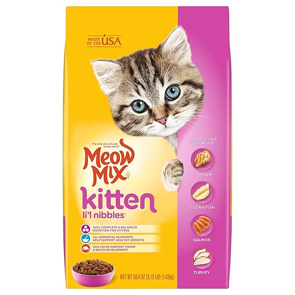 MEOW MIX CAT FOOD, KITTEN FORMULA, 3.15 LB