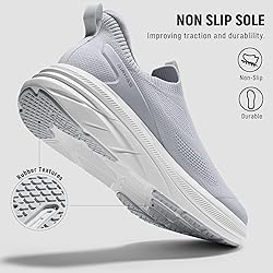 AIRHAS Womens Wide Toe Box Walking Shoes Slip On