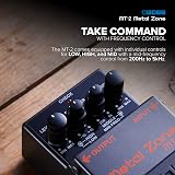 BOSS MT-2 Classic Metal Zone Effects Pedal High-Gain Distortion view 3