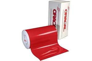 ORACAL 651 Glossy Permanent Vinyl 12 Inch x 6 Feet - Red
