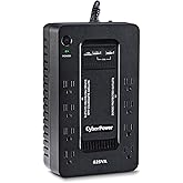 CyberPower ST625U Standby UPS System, 625VA/360W, 8 Outlets, 2 USB Charging Ports, Compact