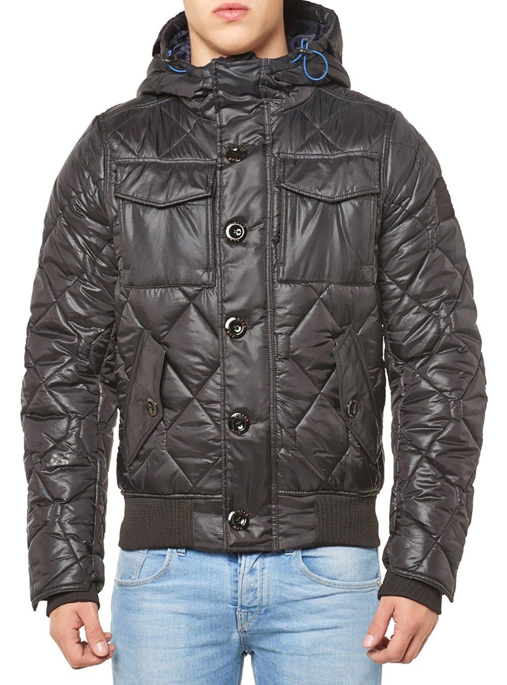 Buy GStar Raw Mens Jacket MFD Quilted Hooded Bomber 82559F6931990