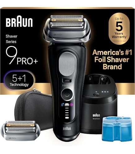 Amazon.com: Braun Series 9 PRO+ Electric Shaver for Men, Wet & Dry